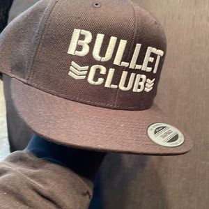 Mens Hat- Wrestling Bullet Club-The Tag  is SnapBack on the brim